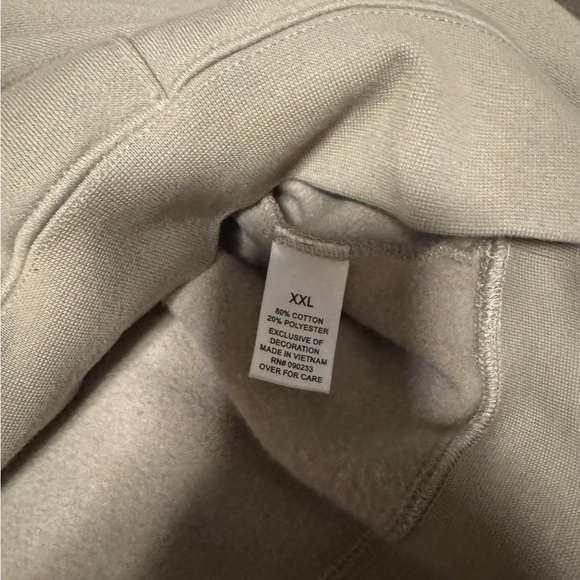 Fear of God Essentials Olive Hoodie. Men XXL. Like New. - Picture 3 of 4